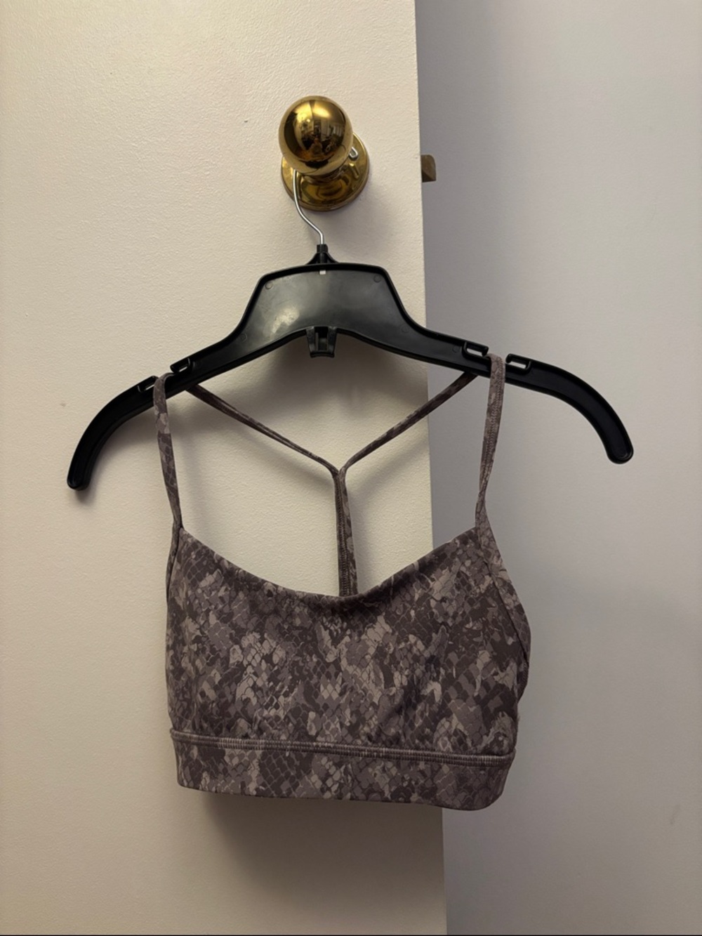 lululemon athletica Snakeskin Print Bralette - Gray